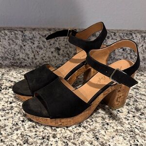 American Eagle Black Suede Heels